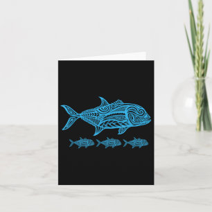 Ulua Fishing Native Hawaiian - Hawaiian Tribal Kort