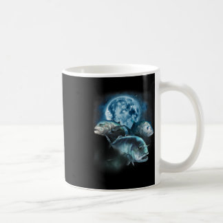 Ulua Fishing Shirt - Trevally Fish Howling vid Kaffemugg