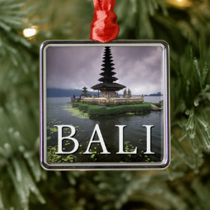 Ulun Danu-templet   Bali, Indonesien Julgransprydnad Metall