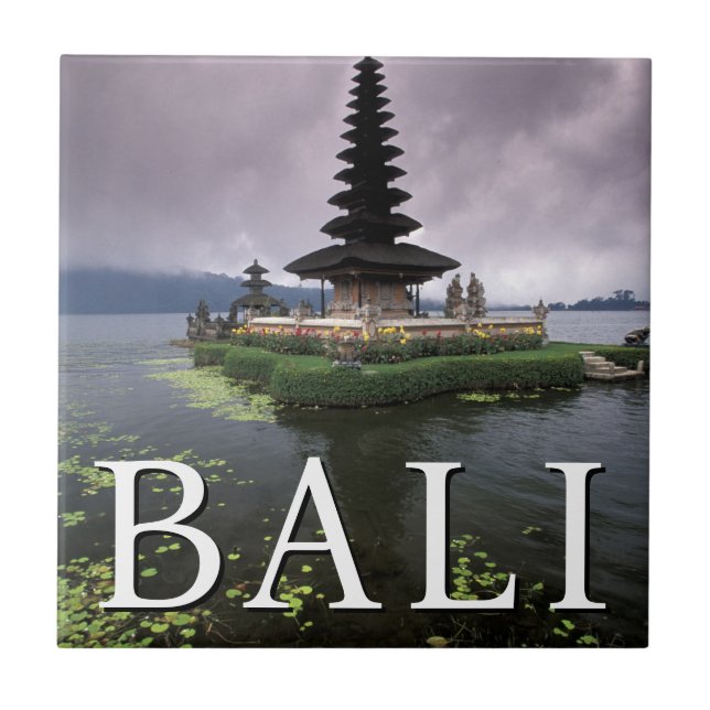 Ulun Danu-templet | Bali, Indonesien Kakelplatta (Framsidan)