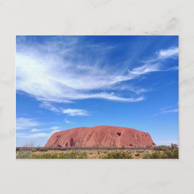Uluru Australien Vykort (Framsida)