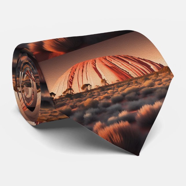 Uluru "Ayers Sten" Australia Oil Paint, Slips (Rullad)