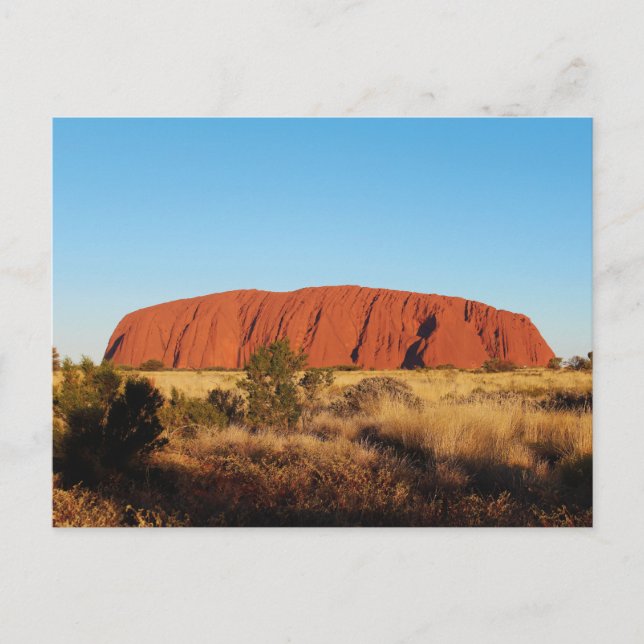 Uluru Ayers Sten Australia vycard Vykort (Framsida)