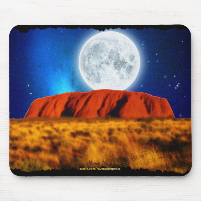 ULURU Ayers Sten Australian Outback Art Musmatta (Framsidan)
