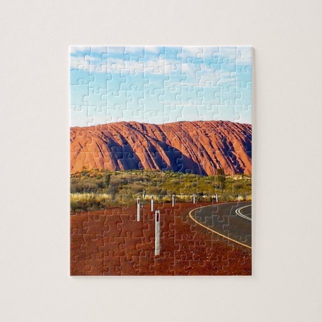Uluru/Ayers sten - Australien Pussel (Vertikal)