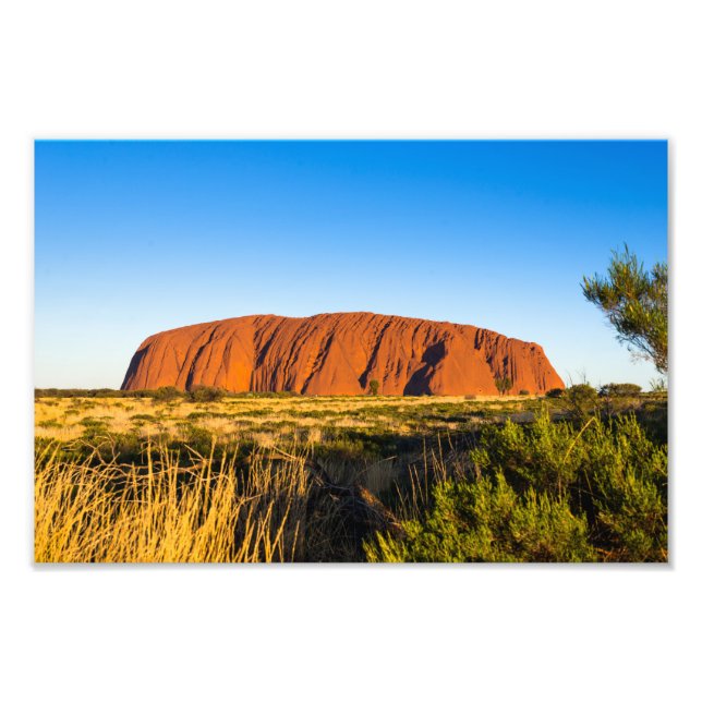 Uluru Ayers Sten utanför Australien Fototryck (Framsidan)