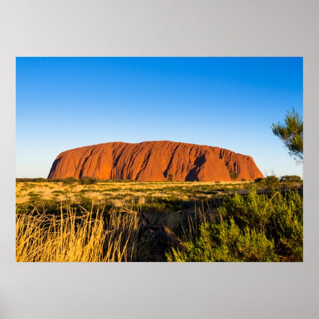 Uluru Ayers Sten utanför Australien Poster (Framsidan)