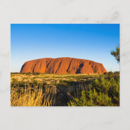 Uluru Ayers Sten utanför Australien Vykort