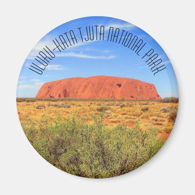 uluru kata tjunblå magnet (Framsidan)