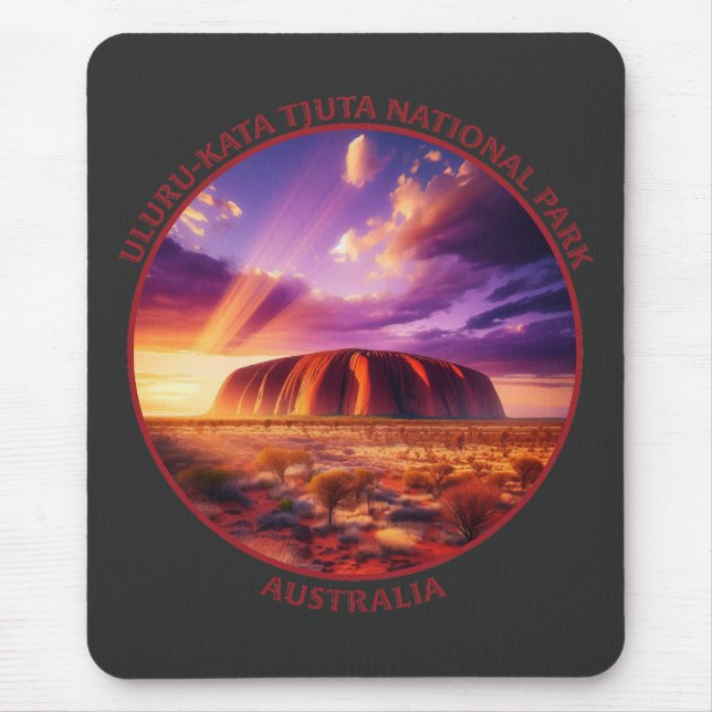 Uluru-Kata Tjunnationalparken, Australien Musmatta (Framsidan)