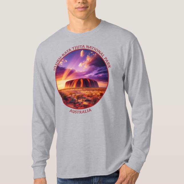 Uluru-Kata Tjunnationalparken, Australien T Shirt (Framsida)