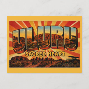 Uluru-Kata Tjuta Australiens heliga hjärta Vykort