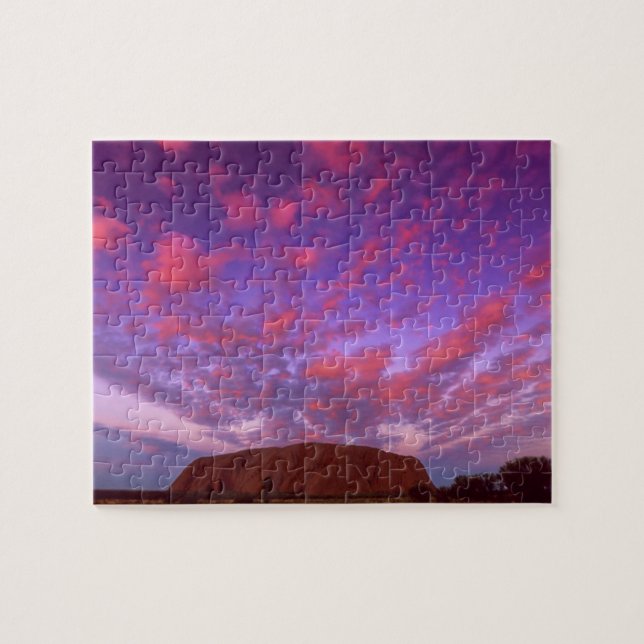 Uluru Mountain Jigszle Puzzle Pussel (Horisontell)