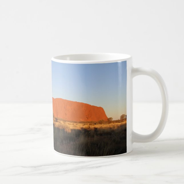 Uluru på solnedgången i Juli Kaffemugg (Höger)