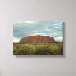 Uluru sträckte kanvastrycket canvastryck