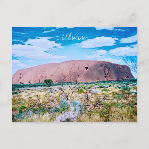 Uluru sunrise Central Australien resa Vykort