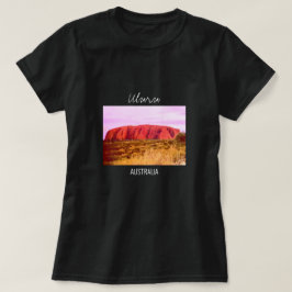 Uluru sunset Central Australien resa T Shirt