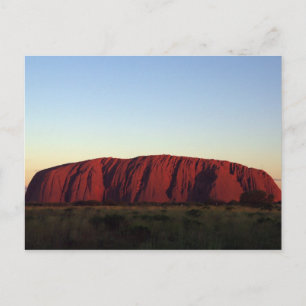 Uluru vid Sunset Vykort