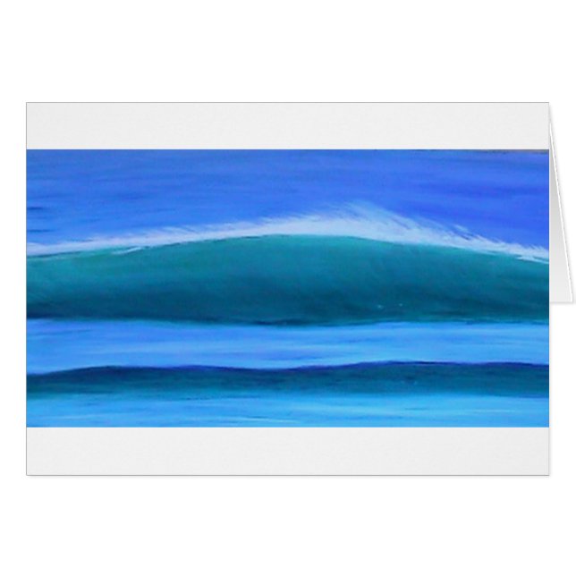 Uluwatu Wave Hälsningskort (Framsidan Horizontal)
