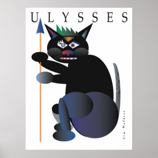 ULYSSES CAT POSTER FRÅN JIM MALTESE