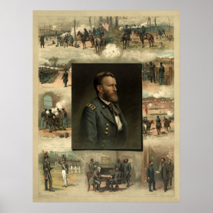 Ulysses Grant 1885 Poster