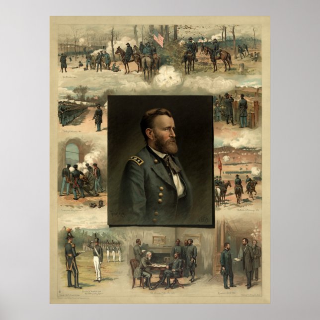 Ulysses Grant, 1885 Poster (Framsidan)