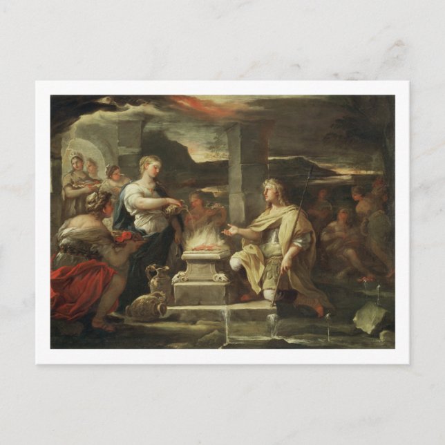 Ulysses och Calypso Vykort (Framsida)