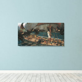 Ulysses och sirenerna av John William Waterhouse Canvastryck