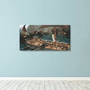 Ulysses och sirenerna av John William Waterhouse Canvastryck