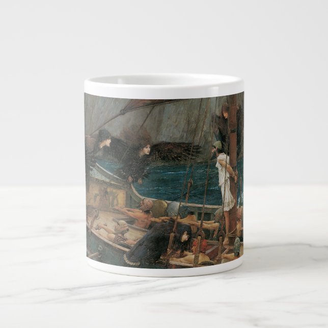 Ulysses och Sirens av John William Waterhouse Jumbo Mugg (Framsidan)