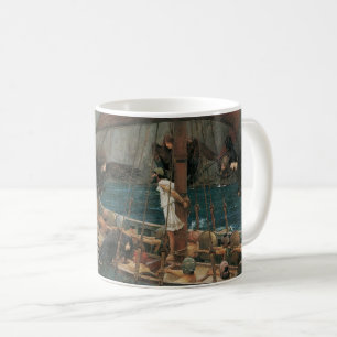 Ulysses och Sirens av John William Waterhouse Kaffemugg