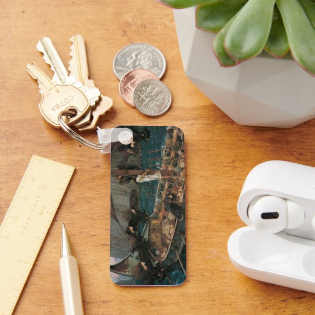 Ulysses och Sirens av John William Waterhouse Nyckelring (Skrivbord)