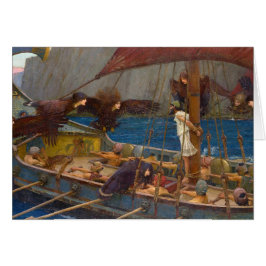 Ulysses och Sirens John William Waterhouse Hälsningskort