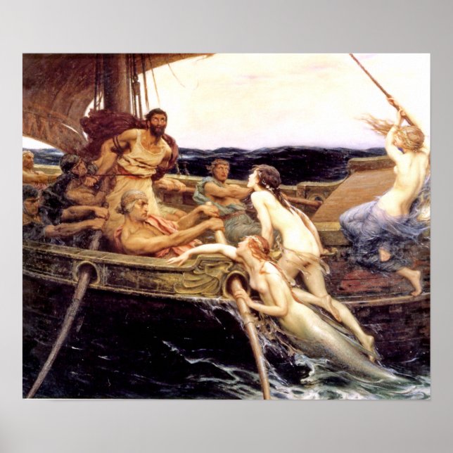 Ulysses och Sirens Poster (Framsidan)