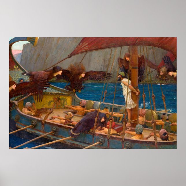Ulysses och Sirens Poster (Framsidan)