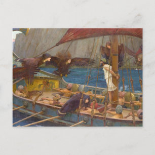 Ulysses och Sirens Vykort