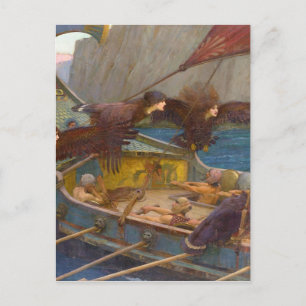 Ulysses och Sirens Vykort