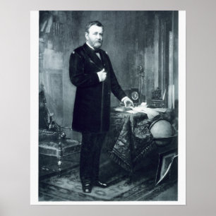 Ulysses S. Bevilja, 18th president av den eniga Poster