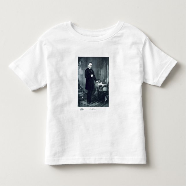 Ulysses S. Bevilja, 18th president av den eniga Tee Shirt (Framsida)