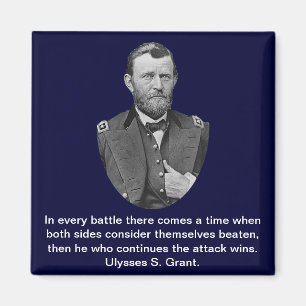 Ulysses S. Bevilja citationstecken Magnet
