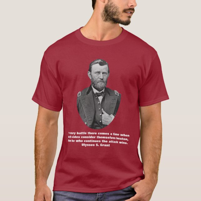 Ulysses S. Bevilja citationstecken T-shirt (Framsida)
