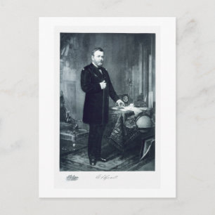 Ulysses S. Grant, 18:e presidenten i Förenta state Vykort