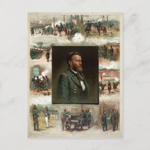 Ulysses S. Grant from Väster Point to Appomattox Vykort