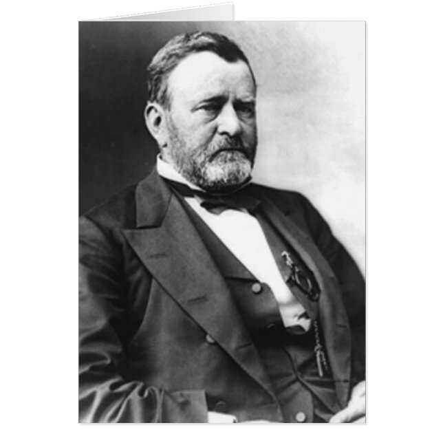 Ulysses S Grant Hälsningskort (Framsidan)