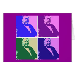 Ulysses S Grant Hälsningskort