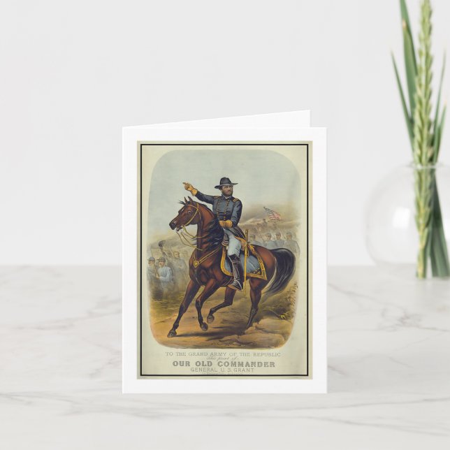Ulysses S. Grant on Horseback Kort (Framsida)