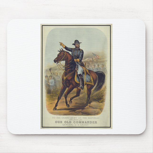 Ulysses S. Grant on Horseback Musmatta (Framsidan)