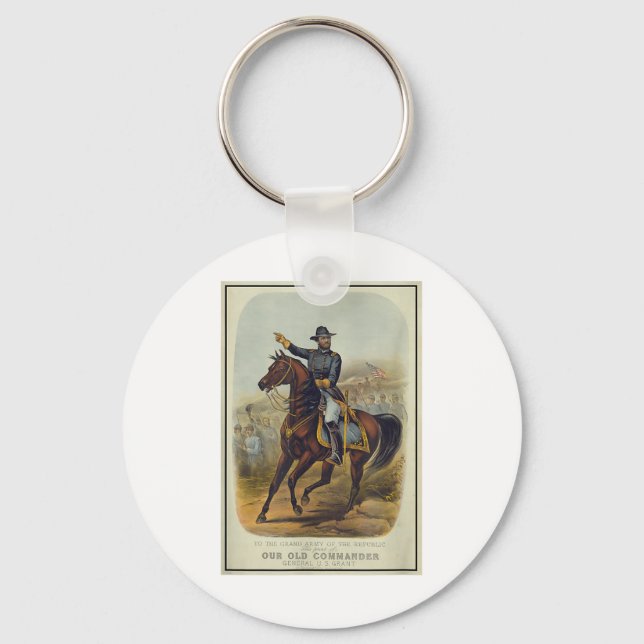 Ulysses S. Grant on Horseback Nyckelring (Framsida)