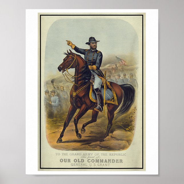 Ulysses S. Grant on Horseback Poster (Framsidan)