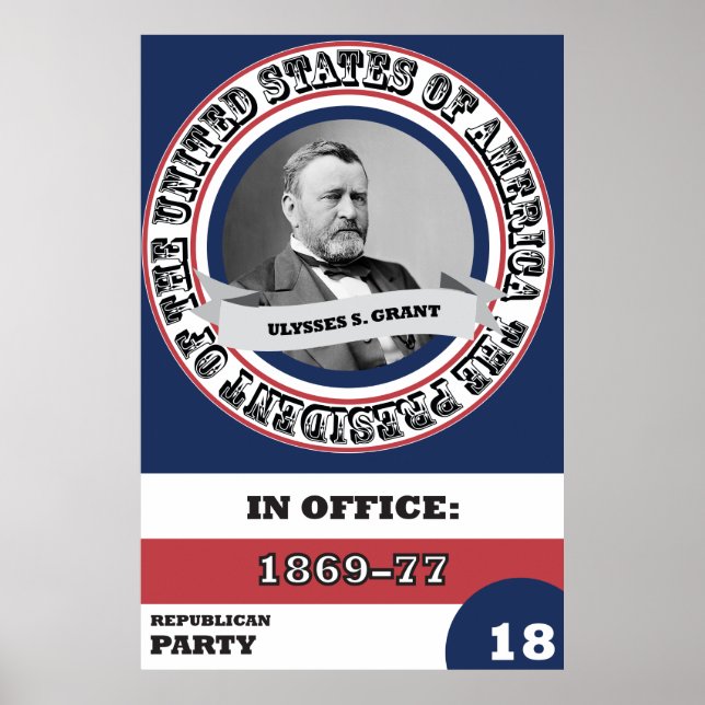 Ulysses S. Grant Presidents History History Poster (Framsidan)